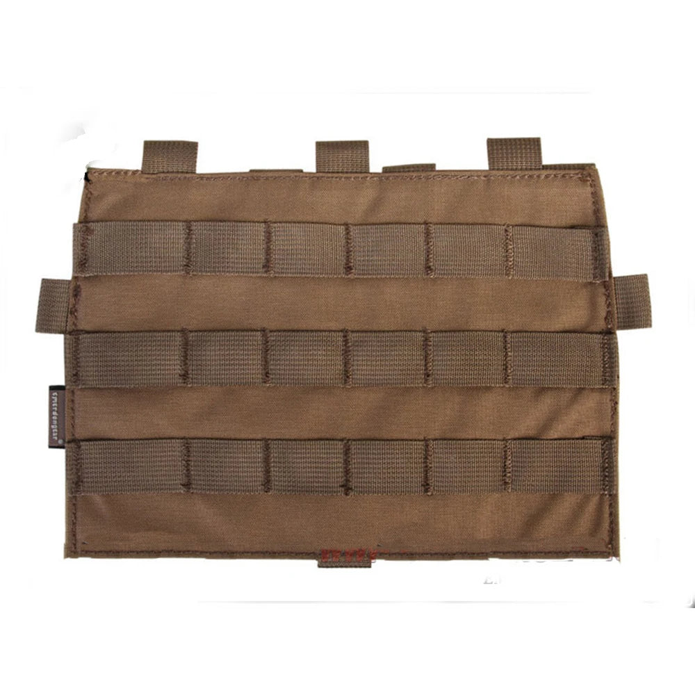 Emersongear Tactical Front MOLLE Panel For Detachable Modular Pouch Plate Bag For AVS JPC Vest Plate Carrier Airsoft Hunting