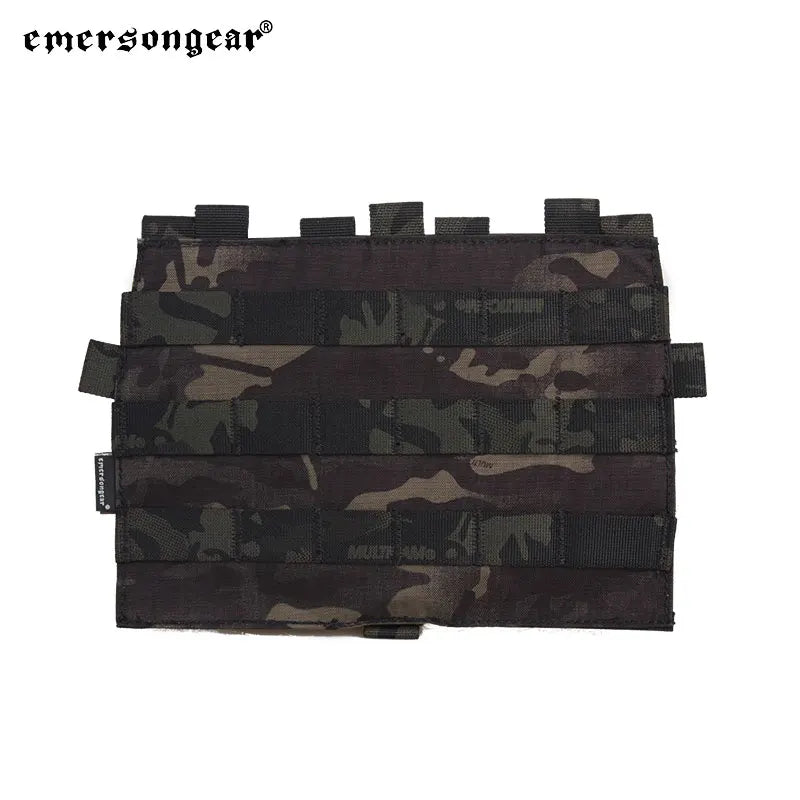 Emersongear Tactical Front MOLLE Panel For Detachable Modular Pouch Plate Bag For AVS JPC Vest Plate Carrier Airsoft Hunting