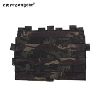 Emersongear Tactical Front MOLLE Panel For Detachable Modular Pouch Plate Bag For AVS JPC Vest Plate Carrier Airsoft Hunting