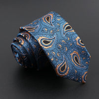 26 Styles Men's Jacquard Novelty Ties Skinny Floral Paisley Striped  Necktie Business Narrow Suit Shirt Daily Wear Accessories