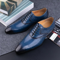 Factory Wholesale Men Leather Shoes Luxury Dress Office Wedding Party Suits Matching Footwear Handmade Fashion Business Man shoe