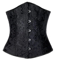 Pink Corset Underbust Top Wome Plus Size Waist Cincher Sexy Gothic Corpete Corselet Fashion Black White Red Blue Rose