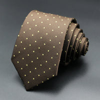 Fashion Casual Blue Red Yellow Floral Polka Dot Necktie For Men Business Gift Wedding formal Neck Ties Accessories