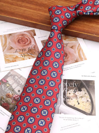 New Printing Men's Soft Thin Tie Creative Graffiti Floral Print Necktie Daily Wear Cravat Wedding Business Party Gift