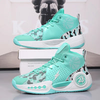 Men Basketball Shoes Big Size Fashion Sports New Anti-Friction Anti Slip Soft Elastic Outdoor Practical Basketball Boots for Man