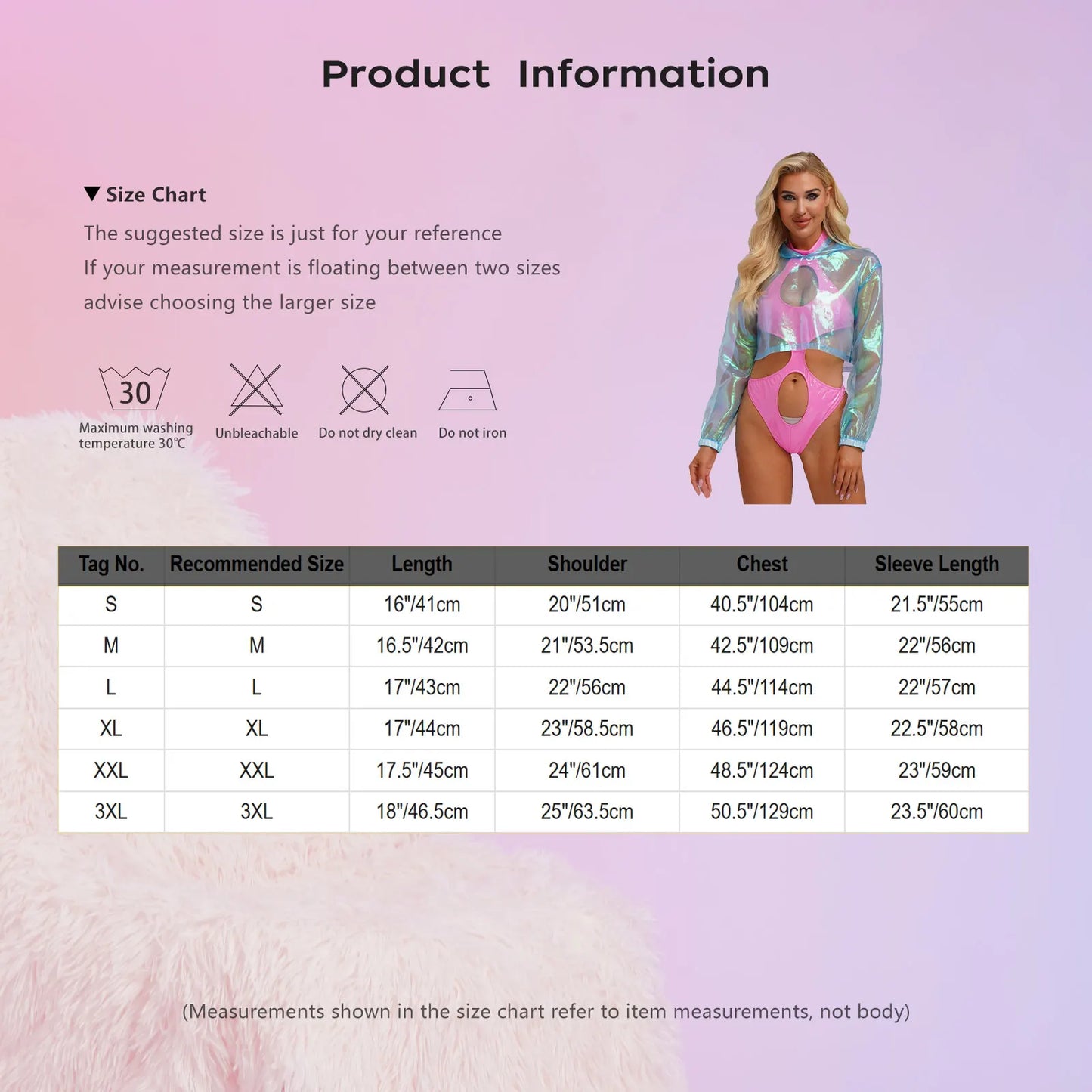 Womens Sparkly Transparent Hooded Top Holographic Long Sleeve Cropped Tee Shirts Festival Rave Outfits Pullover Hoodie Clubwear