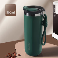 2025 New 304 Stainless Steel Insulated Water Cup Business Office Portable Cold Coffee Cup Advertising Gift Cup