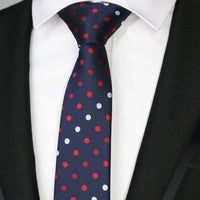 New Slim Narrow Skinny 6CM Mens Necktie Neck Ties For Man Plaids Polka Dot Striped Jacquard Cravat Business Party Corbatas