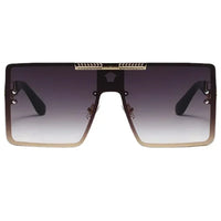 New Personality Square Big Cool Sunglasses for Men Women Fashion Retro Luxury Design Male Sun Glasses Gafas UV400 Gafas De Sol