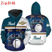 Casual Sports Piano Music Hoodie Fashion Pullover 3D Printing Zip Hoodie/Sweatshirt Women's Men's Christmas Sweater