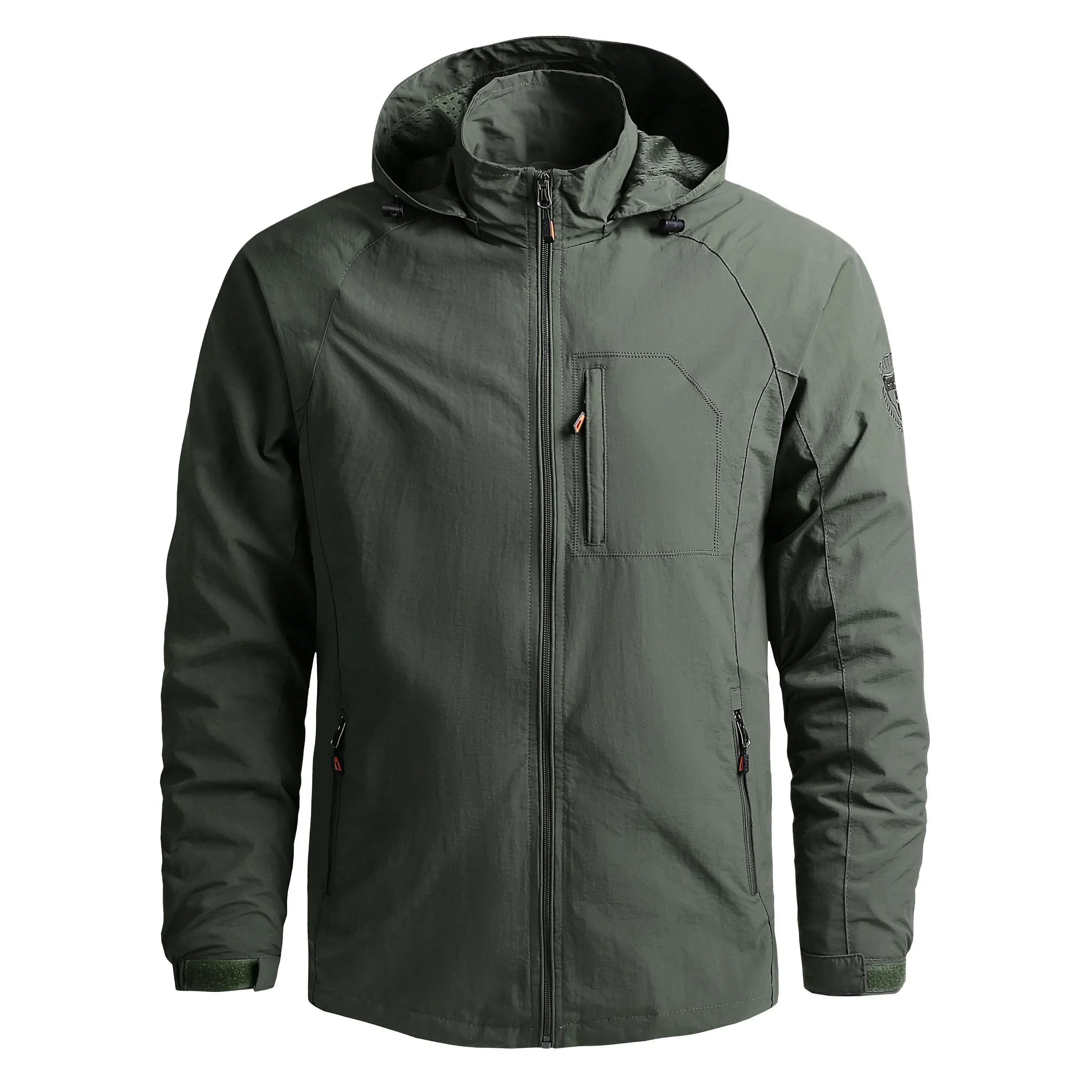 Men Outdoor Hiking Jackets Waterproof Hooded Windbreaker Coat Men 2023 Autumn New Casual Jacket Retro Sports Jackets Men