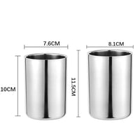 New Stainless Steel Unbreakable Mugs Keep Cold Reusable Insulated Cups Double Wall Drinking Cup for Bar Home