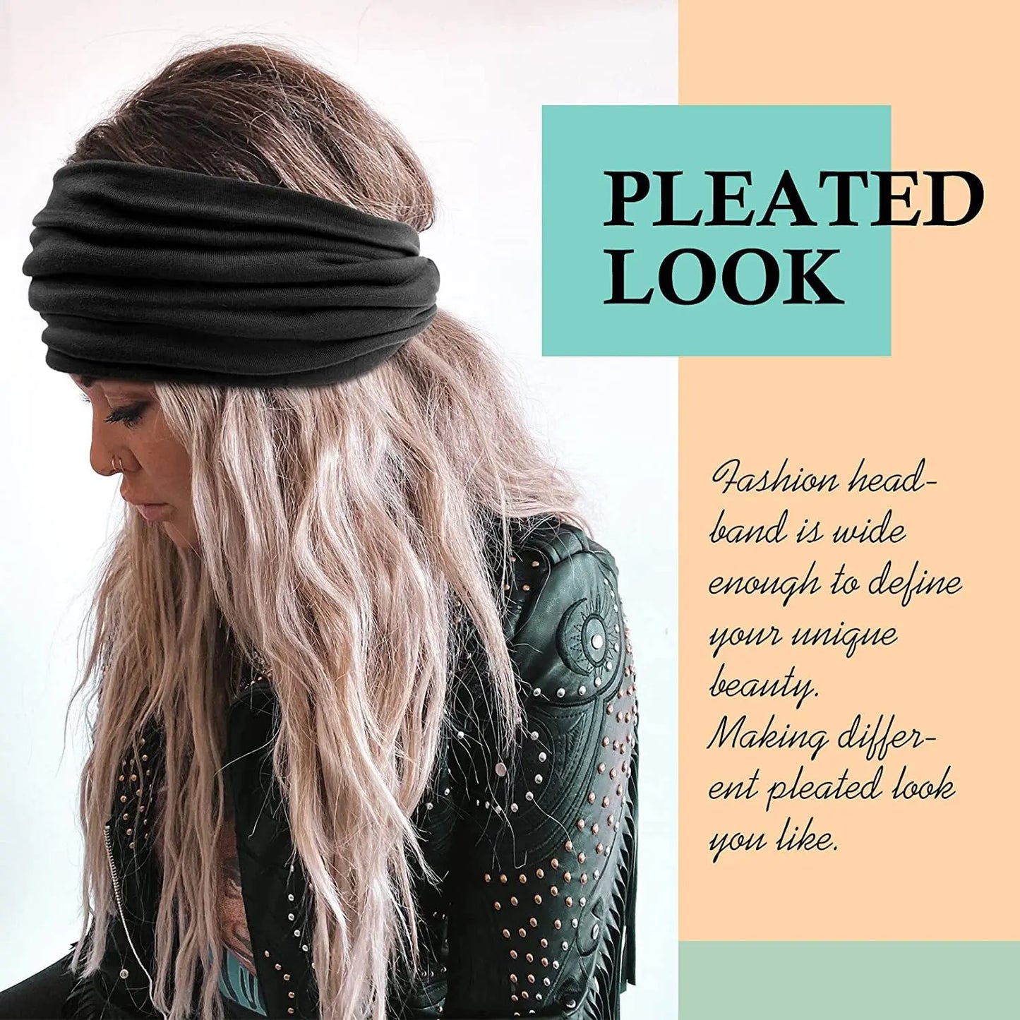 Boho Headbands For Women Workout Yoga Twisted Headwraps Wide Knotted Head Bands Hair Styling Accessories For Girls