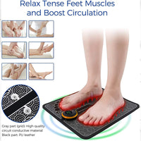 EMS Massage foot pad Pulse Therapy Micro Current foot Massager to Alleviate Fatigue USB Charging Model