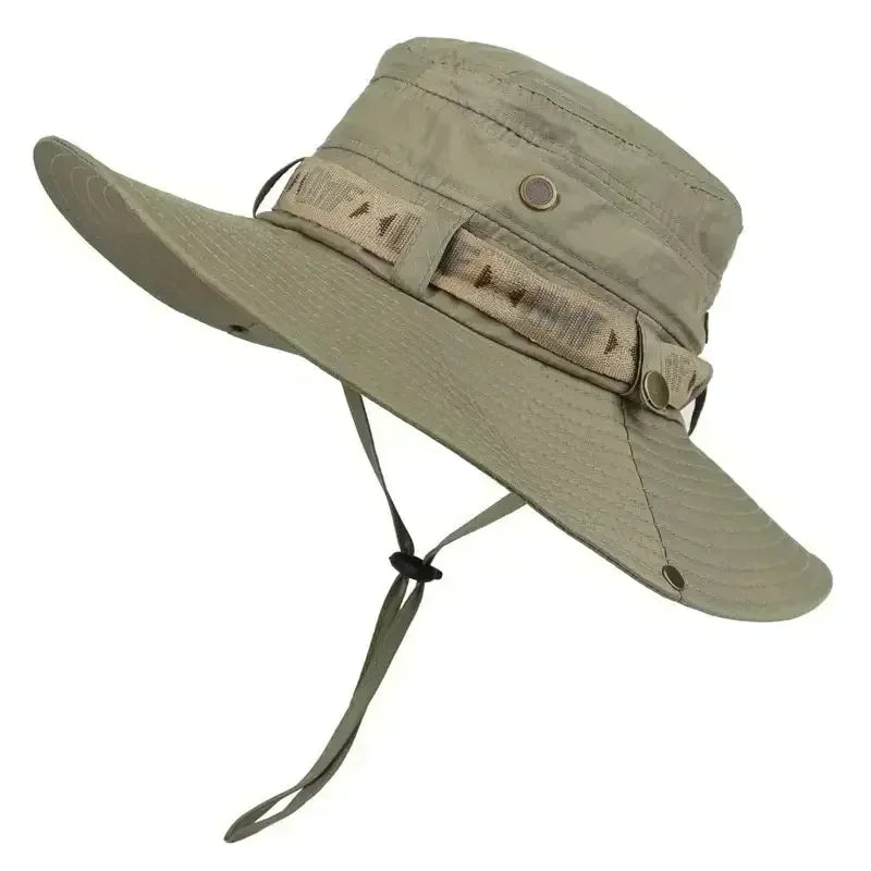 New Sun Hats for Men Outdoor Fishing Cap Wide Brim Anti-UV Protection Women Bucket Hat Summer Hiking Fisherman Caps