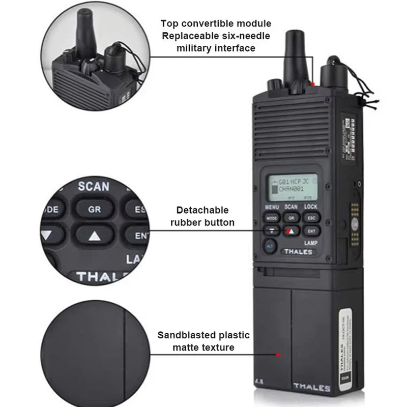 WADSN Tactical Military Softair Army Radio PRC-148 PRC 152 Dummy Radio Case Antenna Package Talkie Walkie PRC 148 PRC152 Cosplay