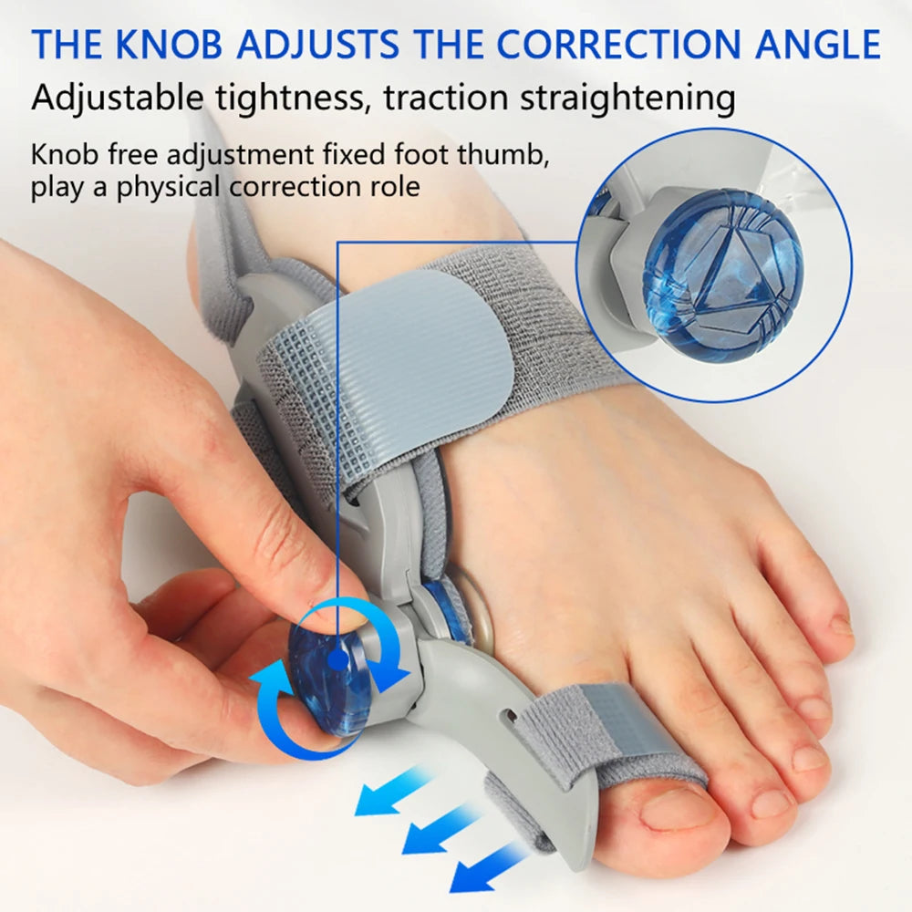 Bunion Corrector Toe Separator Foot Hallux Valgus Braces Orthotics Feet Bone Adjuster Correction Toe Straightener Foot Care Tool