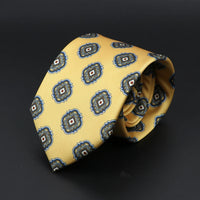 Fashion Men's 7.5cm Silk Tie Super Soft Bohemian Style Dot Chic Novelty Red Blue Necktie Suit Shirt Luxury Banquet Accessories