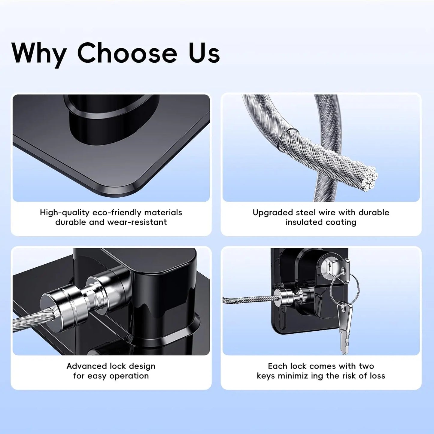 1Pcs Child Safety Lock - Multi-functional Cabinet Locks No Drill Needed for Refrigerator Lock Drawer& Closet  Window Lock Baby