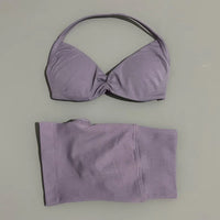 2 Piece Sport Set Women Seamless Yoga Tank Bra High Waist Scrunch Bum Gym Shorts Sets Fitness Running Workout Suit