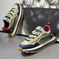 Men's Sneakers Shoes for Men Platform Sports Shoes Sports and Leisure Casual Sneaker Non-slip Fashion Wear-resistant Loafers