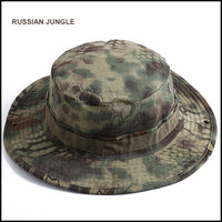 Camouflage Boonie Hat Tactical US Army Bucket Hats Military Multicam  Panama Summer Cap Hunting Hiking Outdoor Camo Sun Caps Men