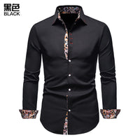 Men&#39;s Shirt with Collar White Shirts Man Long Sleeve Men&#39;s Shirts 2023 Mens Polo Shirts for Men Famous Brands