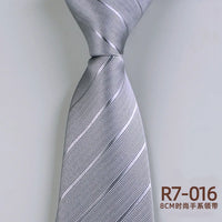 Men's Fashion Silk Tie 8cm Striped Novelty Necktie Blue Green Orange Color Ties For Men Floral Party Ties Wedding Business Gift