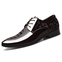 Men's Groom Wedding High-end Leather Shoes Men's Business Casual Leather Shoes Plus Size 39-47
