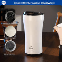380ml Insulated Coffee Mug Stainless Steel Tumbler Water Thermos Vacuum Flask Mini Water Bottle Portable Travel Mug Thermal Cup
