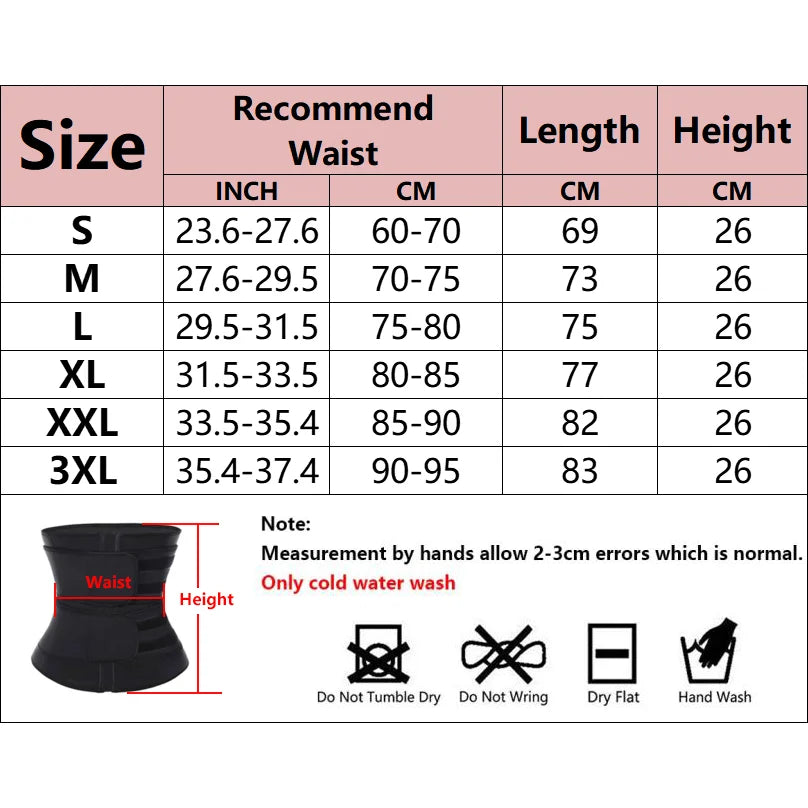 CXZD New Women Waist Trainer Fitness Sauna Sweat Neoprene Slimming Belt Girdle Shapewear Modeling Strap Body Shapers