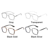 Eyliees Anti Blue Light Computer Myopia Glasses Women Men Ultralight Clear Round Nearsighted Eyeglasses Diopters 0 to-600 Unisex