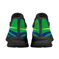 Brazil National Emblem Flag Design Lace Up Vulcanized Shoes Fashion Outdoor Student Cozy Sneakers Lightweight Female Footwear