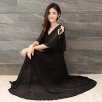 Dresses Summer Wear for Women Chiffon Sexy Expansion Skirt Woman Dress Vestido De Mujer Femme Robe