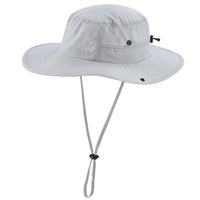 Connectyle UPF50+ Mens Sun Hat Wide Brim Adjustable Womens UV Protection Beach Bucket Hat for Fishing Hiking Snap Up Cowboy Hat