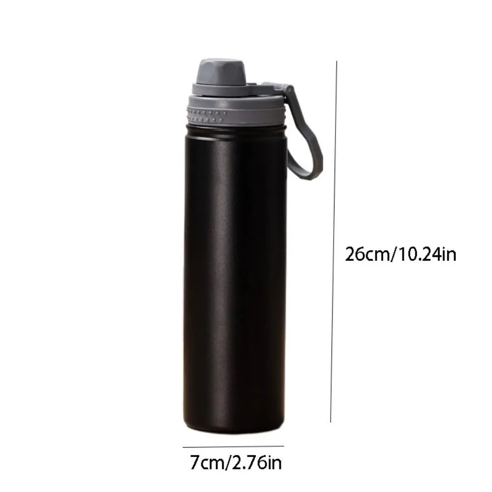 Portable Stainless Steel Vacuum Thermos Cup 750ml Fashion Insulation Cup Large Capacity Minimalist Water Bottle Travel