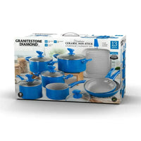 Diamond Farmhouse 13 Piece Pots and Pans Set, Nonstick Cookware Set