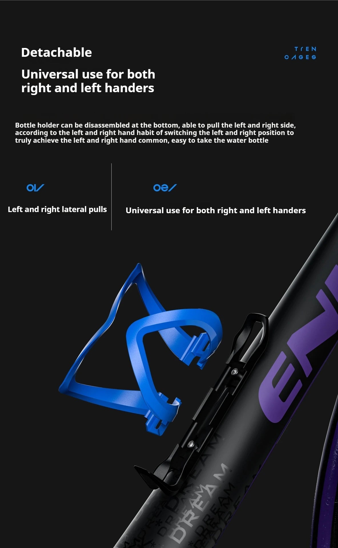 ENLEE Bicycle Bottle Holder Ultralight MTB Road Bike Water Bottle Cages Cycling Bottle Rack Bracket Bicycle Accessories