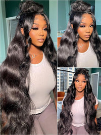 13x4 Body Wave Lace Front Wig 30 40 Inch 13x6 Hd Transparent Lace Frontal Wigs Women 360 Loose Curly Human Hair Full Lace Wig