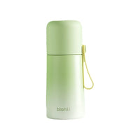 Portable Gradient Design Thermos Cup Leak-Proof Stainless Steel Insulated Cup High Appearance Double Lid Cup Outdoor