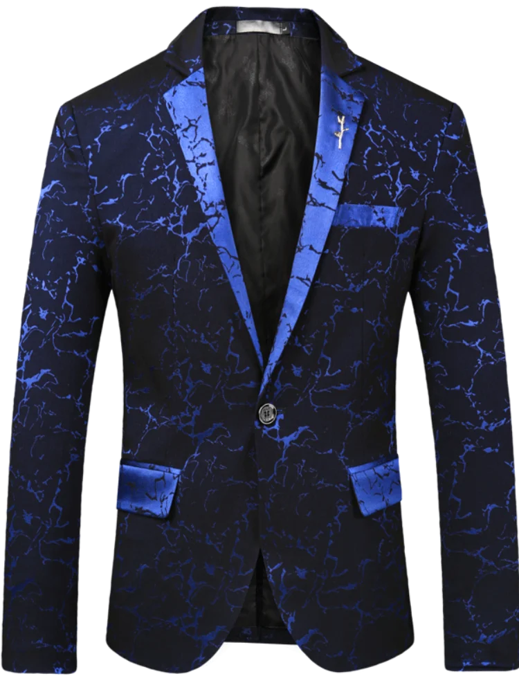 New Arrival Mens Blazer Jacket Suit Wedding Prom Party Slim Fit Smart Casual Suit Men Jacket Hosting Stage Club Men Suit Jacket
