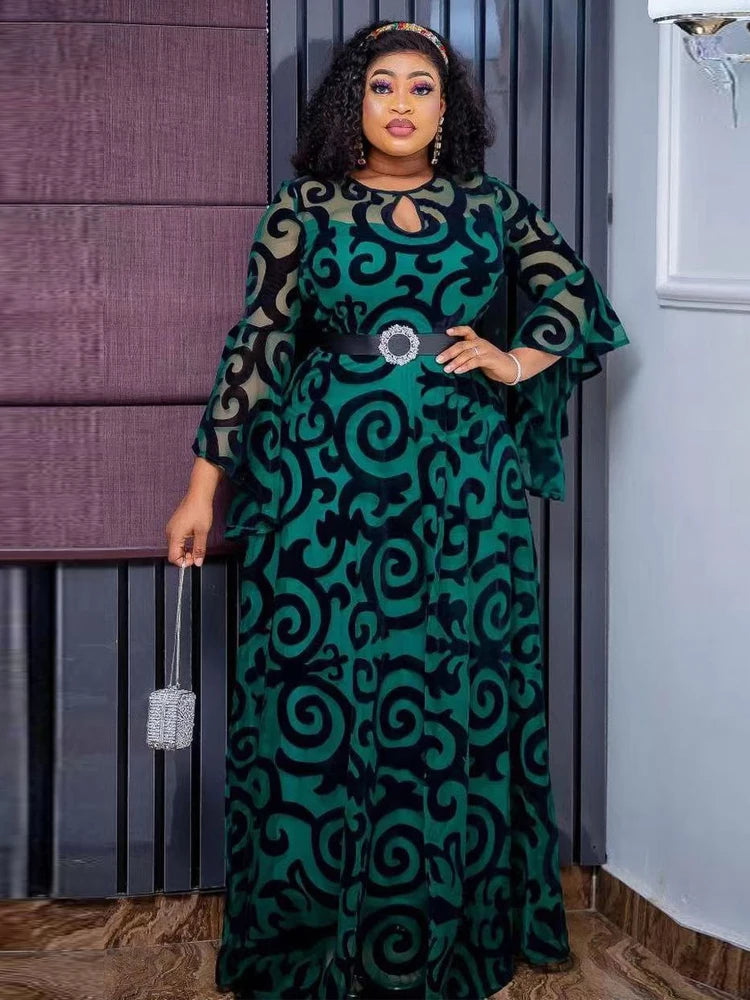 african print dresses with chiffon Amazon.com: Plawden Mint Green Gold African Dress Plus Size Long Sleeve Birthday Party Gala Ball Gown Mint Green 2XL : Clothing, Shoes & Jewelry