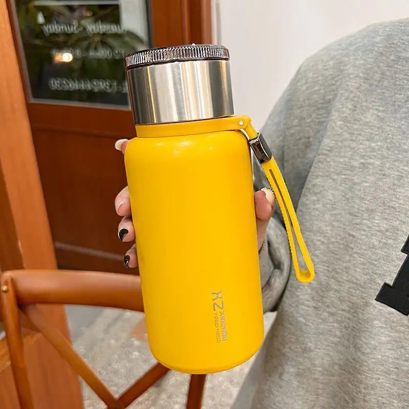 Gianxi Large Capacity Insulated Cup Portable Office Water Cup Girls' High Looks  Cute Couple Cup  Creative