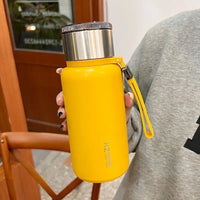 Gianxi Large Capacity Insulated Cup Portable Office Water Cup Girls' High Looks  Cute Couple Cup  Creative