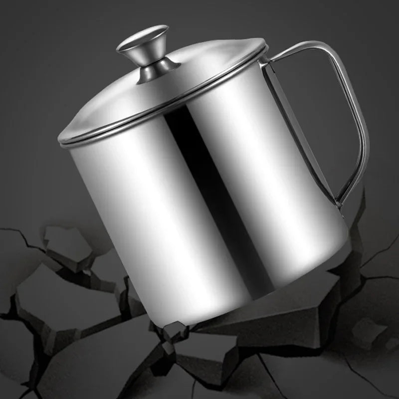 Stainless Steel Cup Portable Coffee Cup Camping Travel Mug Metal Coffee Mug Water Drinking Cup Milk Tea Cup Tumbler Water Mug