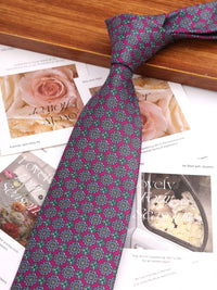 New Printing Men's Soft Thin Tie Creative Graffiti Floral Print Necktie Daily Wear Cravat Wedding Business Party Gift