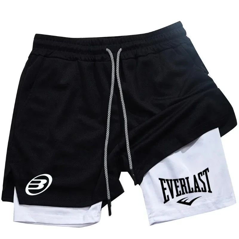 Men's fashionable shorts - Summer comfortable quick-drying sportswear - Men's dual-purpose shorts for fitness and jogging