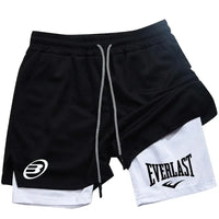Men's fashionable shorts - Summer comfortable quick-drying sportswear - Men's dual-purpose shorts for fitness and jogging