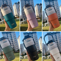 Tyeso Stainless Steel Coffee Cup Cold And Hot Double-layer Insulated Cup Tumbler Thermo Water Bottle Car Travel Mug Vacuum Flask