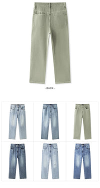 Semir Denim Jeans Men 2025 Summer New Loose-Fit Straight-Leg Soft Denim Pants Fashionable And Vintage